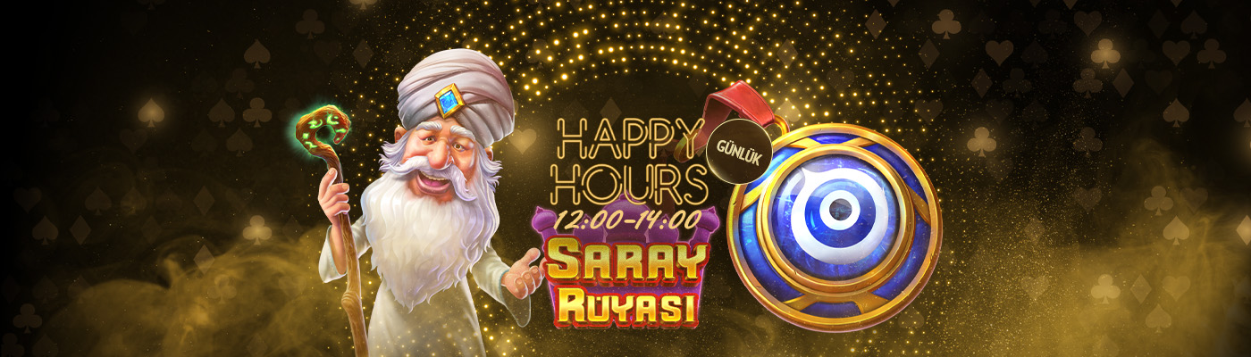 Öğle Arasında Free Spin Kazanın saray ruyasi happy hours